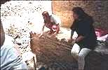 Midway of excavation